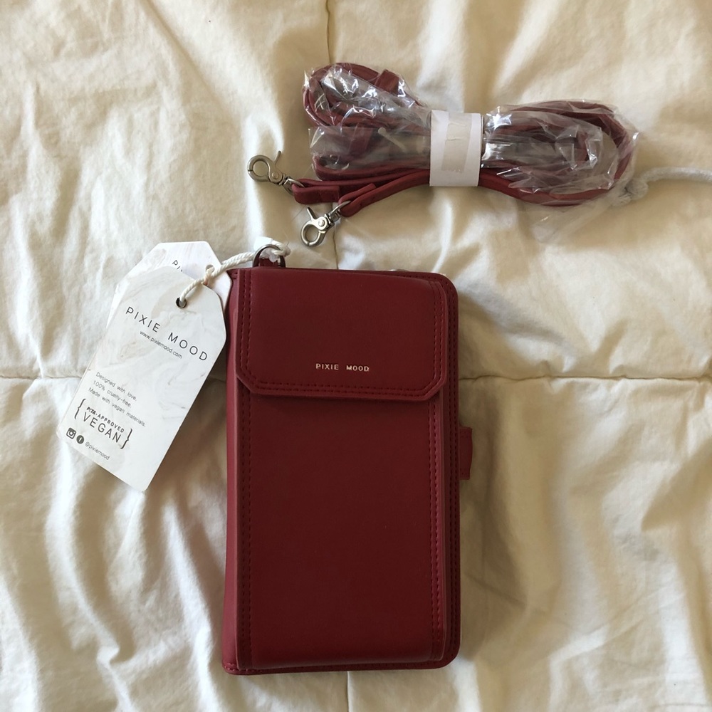 Vegan Crossbody Purse Wallet